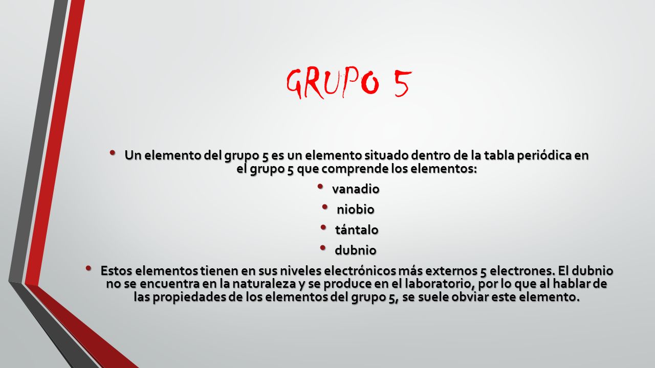 grupo 5 un elemento del grupo 5 es un elemento situado dentro de la tabla peridica - Tabla Periodica De Los Elementos Quimicos Vanadio grupo 5 un elemento del grupo 5 es un elemento situado dentro de la tabla peridica - Tabla Periodica De Los Elementos Quimicos Vanadio