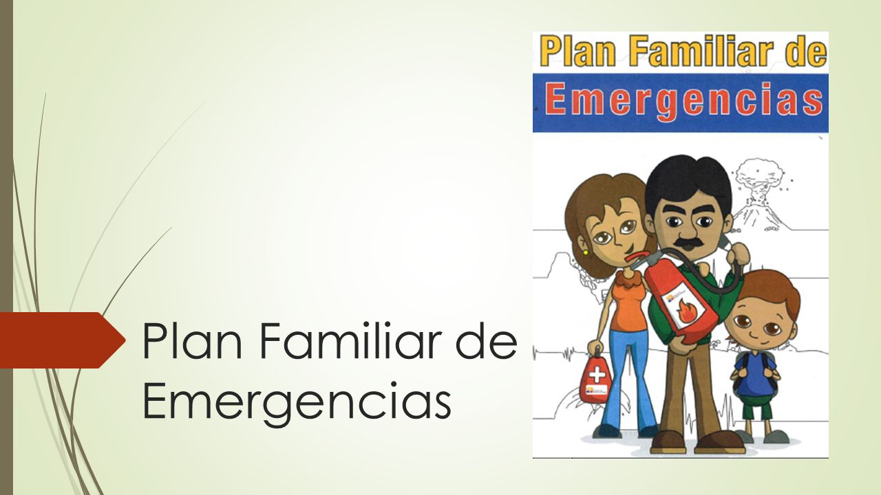 plan de emergencias familiar