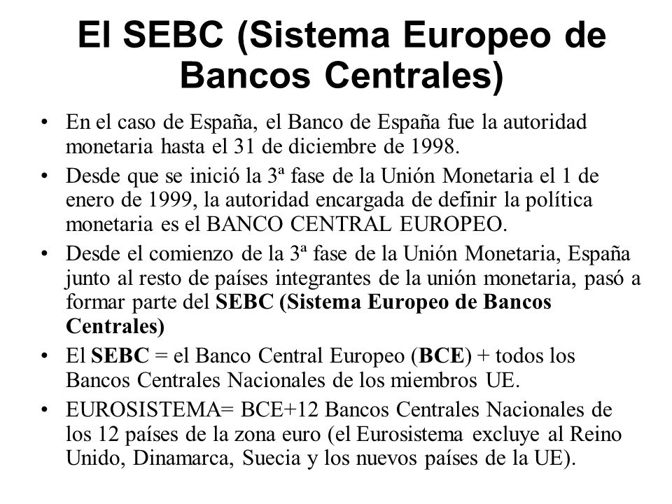 sistema europeo de bancos centrales los mercados financieros ppt video online descargar sistema europeo de bancos centrales los mercados financieros ppt video online descargar