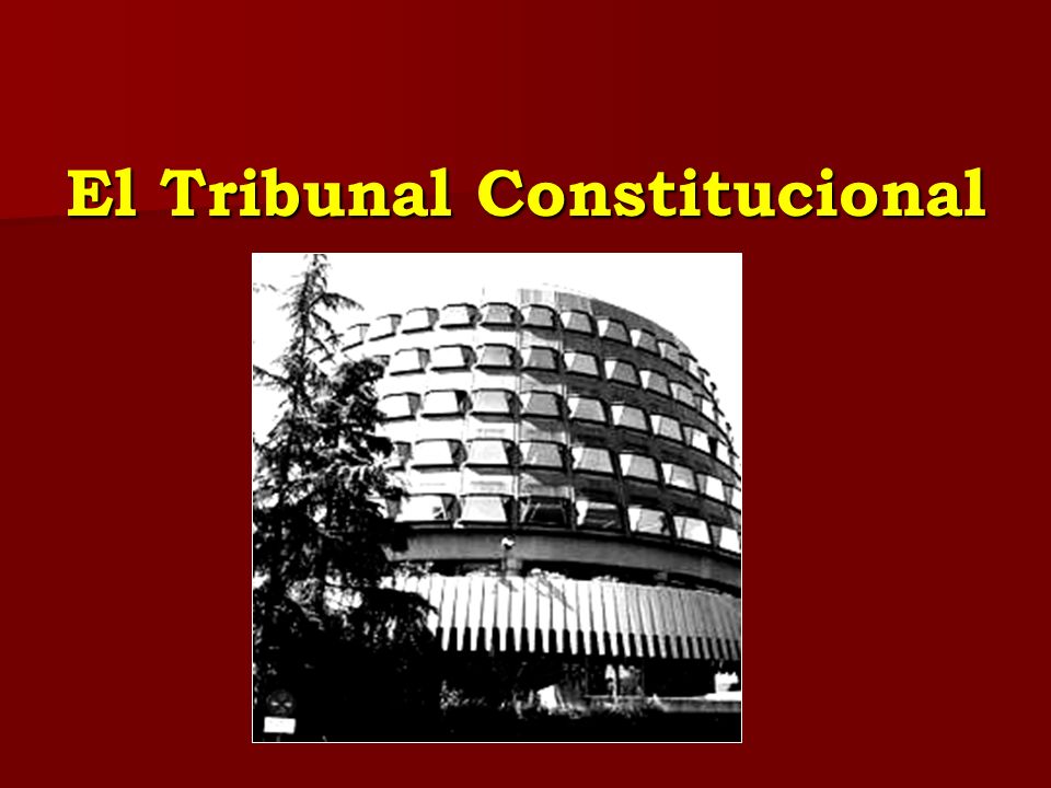 Resultado de imagen de el tribunal constitucional