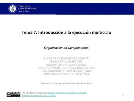 Este obra se publica bajo unalicencia de Creative Commons Reconocimiento- NoComercial-CompartirIgual 3.0 España.licencia de Creative Commons Reconocimiento-