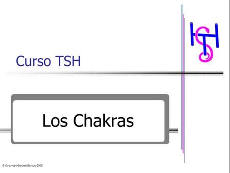 Curso TSH Los Chakras © Copyright Graciela Bárbulo 2005.