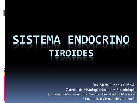 Sistema Endocrino Tiroides