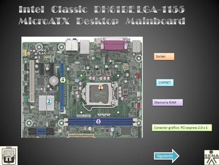 Intel Classic DH61BE LGA-1155 MicroATX Desktop Mainboard