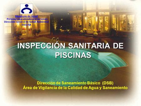 INSPECCIÓN SANITARIA DE PISCINAS