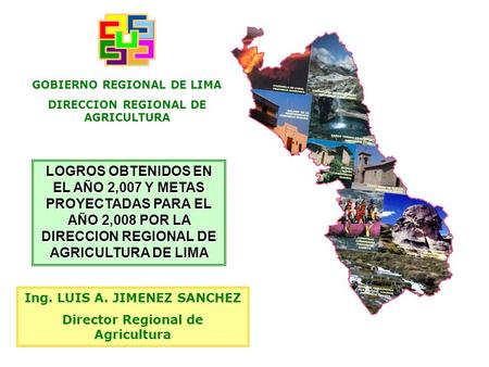GOBIERNO REGIONAL DE LIMA DIRECCION REGIONAL DE AGRICULTURA