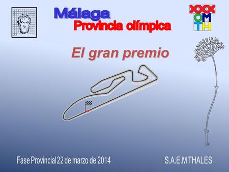 El gran premio. Solución EL GRAN PREMIO: El equipo de Marc Márquez para conseguir el título del Mundial de Motos GP el año 2013 estuvo preparándose para.