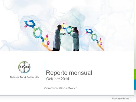Reporte mensual Octubre 2014 Communications México