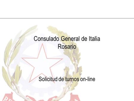 Consulado General de Italia Rosario