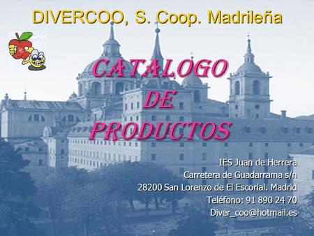 DIVERCOO, S. Coop. Madrileña CATALOGO DE PRODUCTOS