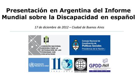 17 de diciembre de 2012 – Ciudad de Buenos Aires