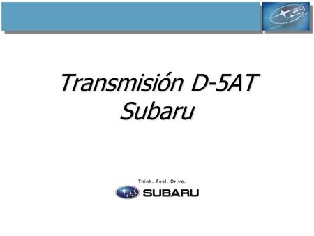 Transmisión D-5AT Subaru