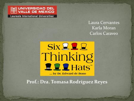 Prof.: Dra. Tomasa Rodríguez Reyes