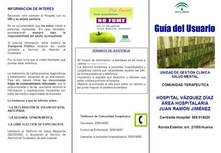 Guía del Usuario Ronda Exterior, s/n Huelva