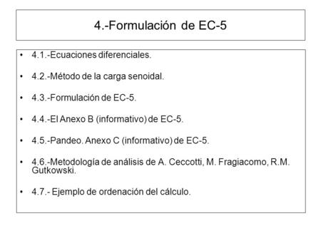 4.-Formulación de EC Ecuaciones diferenciales.