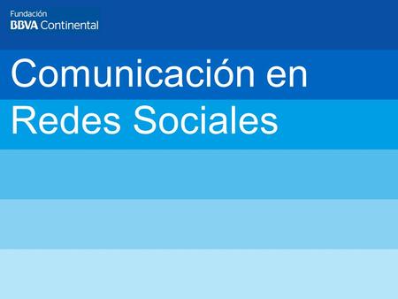 Comunicación en Redes Sociales. Políticas en Facebook.