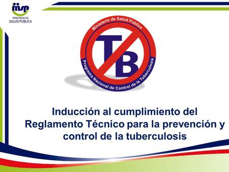 1. Objeto La regulación de las acciones para la prevención y el control de la tuberculosis en la República Dominicana a través de la atención integral.