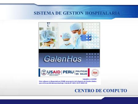 SISTEMA DE GESTION HOSPITALARIA