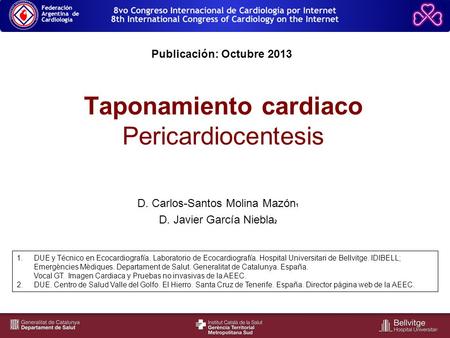 Taponamiento cardiaco Pericardiocentesis