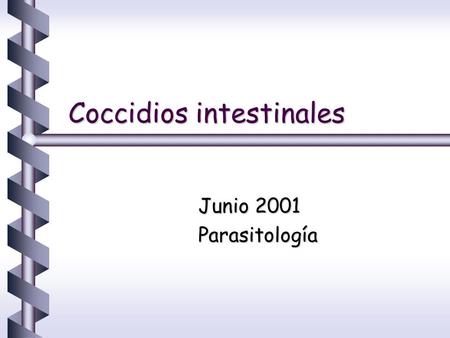 Coccidios intestinales