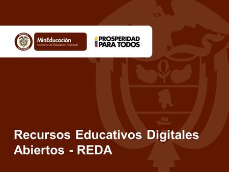Recursos Educativos Digitales Abiertos - REDA
