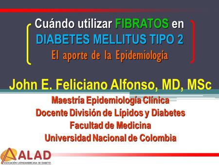 John E. Feliciano Alfonso, MD, MSc