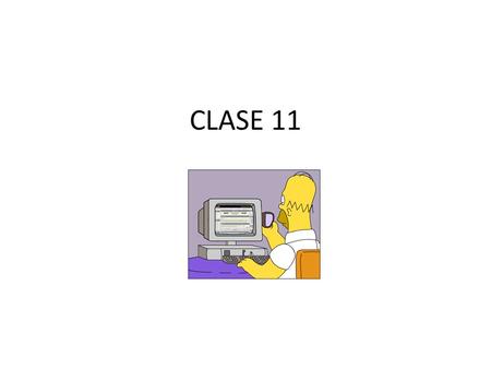 CLASE 11.