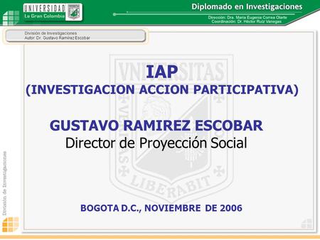 IAP (INVESTIGACION ACCION PARTICIPATIVA)