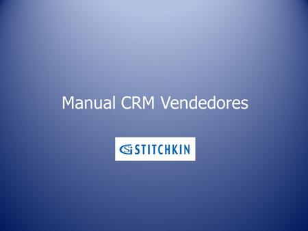 Manual CRM Vendedores.