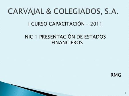 CARVAJAL & COLEGIADOS, S.A.