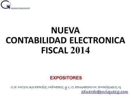 CONTABILIDAD ELECTRONICA FISCAL 2014