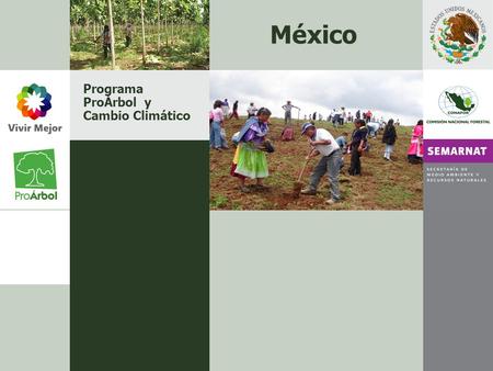 México Programa ProÁrbol y Cambio Climático.