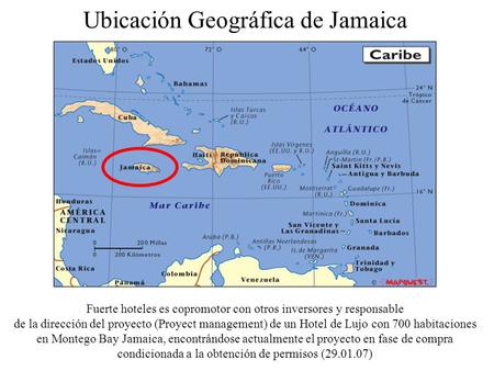 Ubicación Geográfica de Jamaica