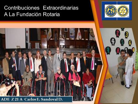 Contribuciones Extraordinarias A La Fundación Rotaria