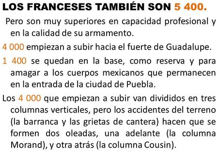 LOS FRANCESES TAMBIÉN SON 5 400
