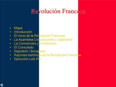 Revolución Francesa Mapa Introducción