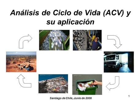 Análisis de Ciclo de Vida (ACV) y su aplicación