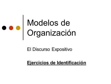 Modelos de Organización