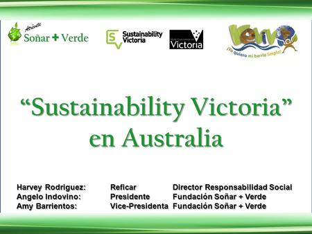 “Sustainability Victoria” en Australia