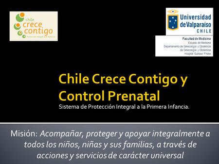 Chile Crece Contigo y Control Prenatal