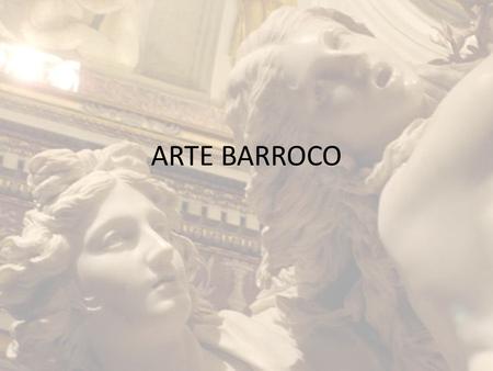 ARTE BARROCO.