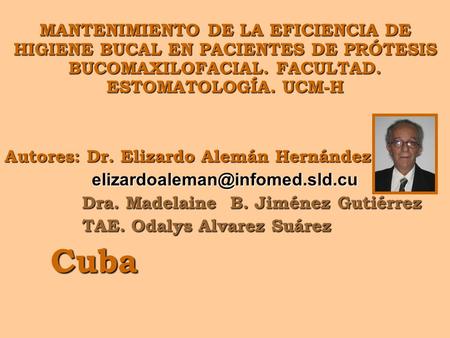 Dra. Madelaine B. Jiménez Gutiérrez