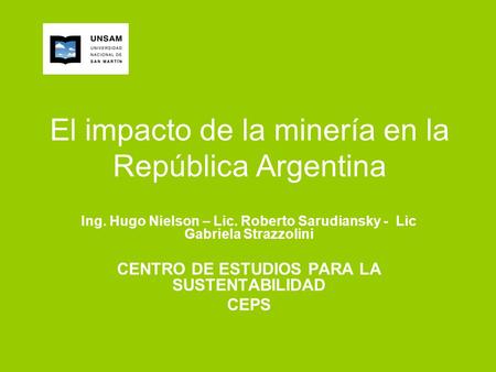 El impacto de la minería en la República Argentina
