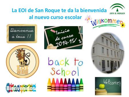 La EOI de San Roque te da la bienvenida al nuevo curso escolar