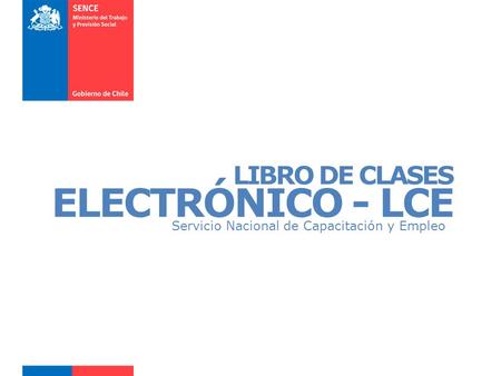 ELECTRÓNICO - LCE LIBRO DE CLASES
