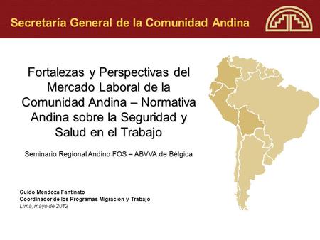 Secretaría General de la Comunidad Andina