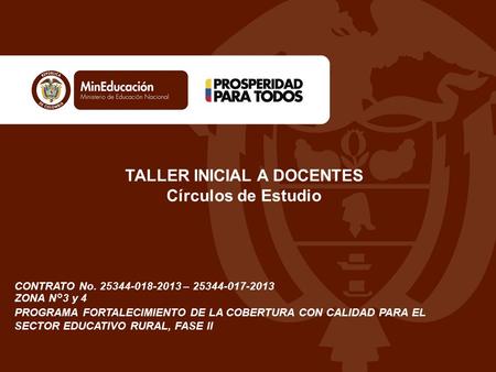TALLER INICIAL A DOCENTES