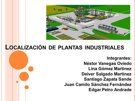 Localización de plantas industriales