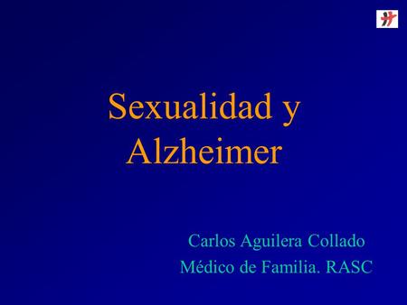 Sexualidad y Alzheimer