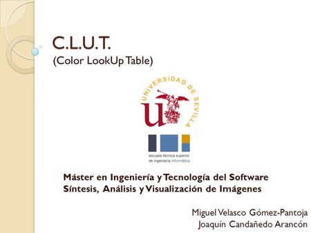 C.L.U.T. (Color LookUp Table)